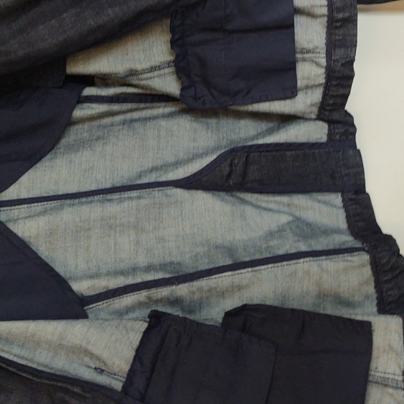 Anthro Pilcro and the Letterpress Dark Denim Blazer sz Med women - Picture 8 of 12